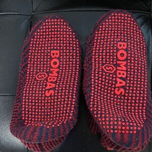 Bombas Red and Black Slippers, Small